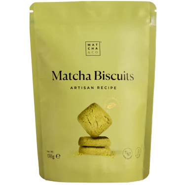 Galletas de té matcha